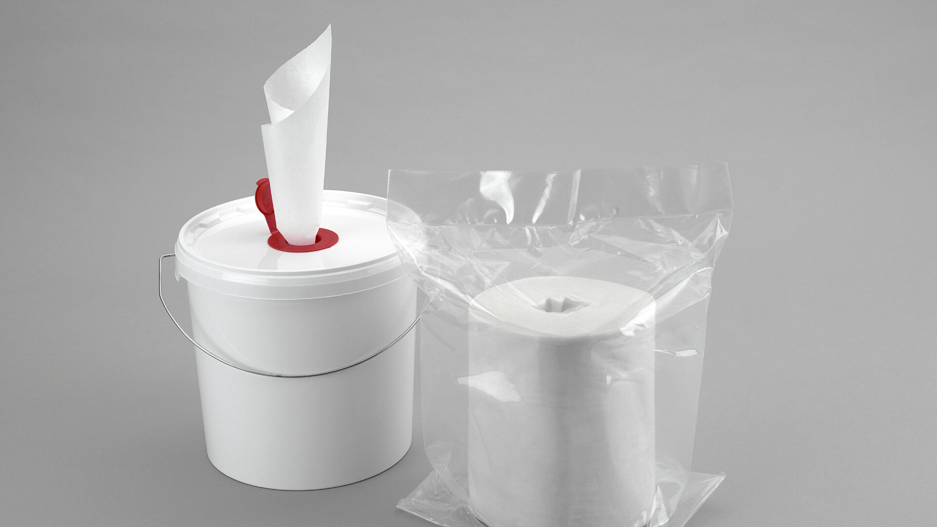 Udder Wipes Wet Udder Cleaning 800 Sheets Size 22 X 23 Cm Impregnated Moisture Decomposable Refill Bag